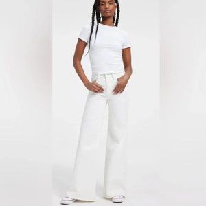Good American Good Waist Palazzo Jeans size 30